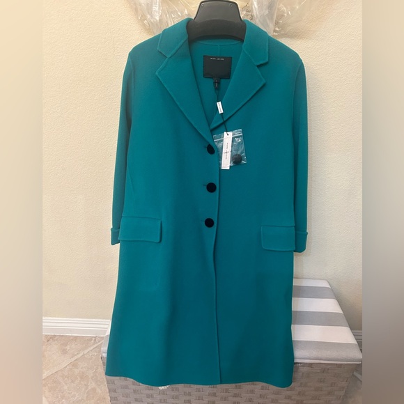Marc Jacobs
Notch Collar Coat  Color: Bright Teal Size:8 - Picture 6 of 7